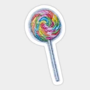 Rainbow Lollipop Sticker